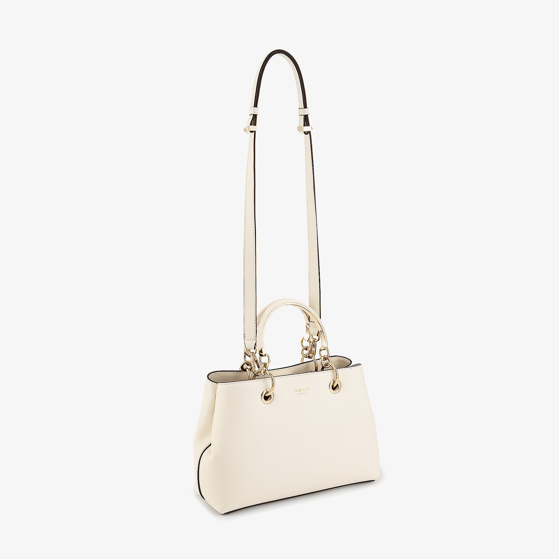 Bon Bon Tote S
Latte Soft Shiny Calf Leather Tote Bag - 2