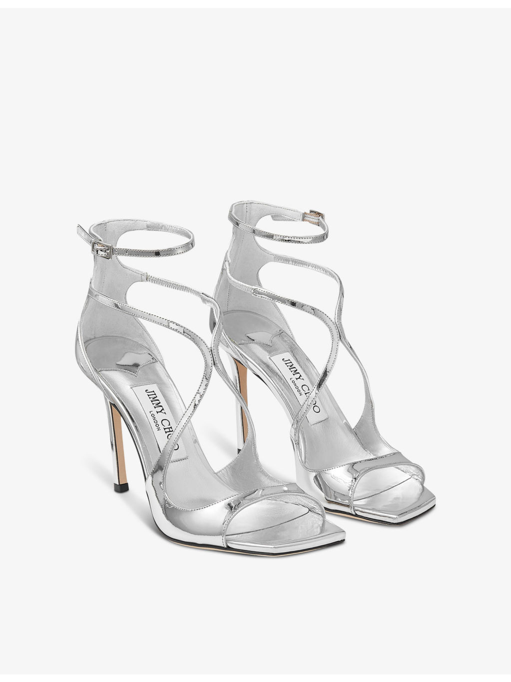 Azia 95 leather heeled sandals - 3