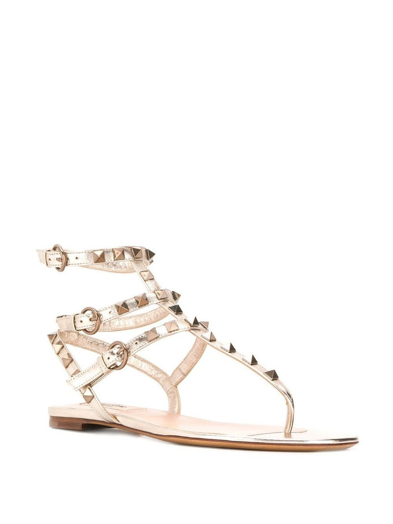 Valentino Rockstud leather thongs outlook