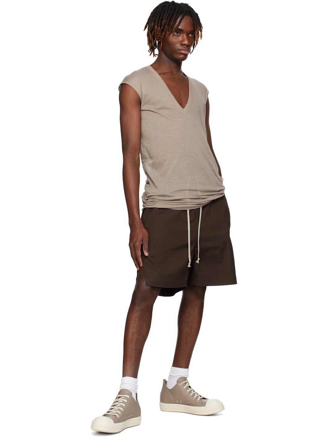 Taupe Hollywood Low Sneaks Sneakers - 5