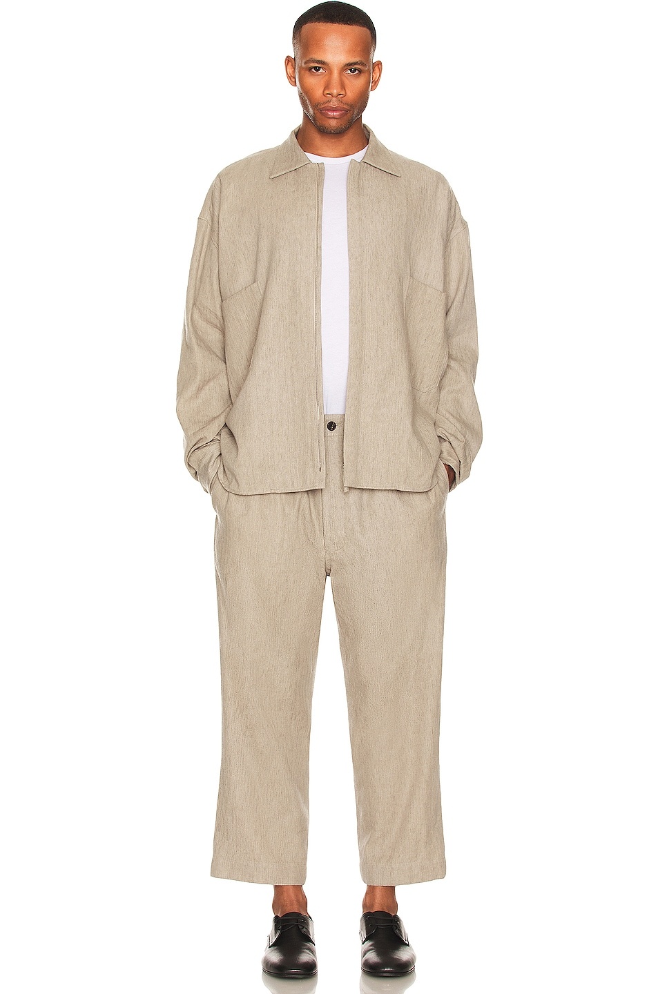 【新品】 The row Amoneto Jacket ザ・ロウ The Row Amoneto Jacket in Linen and Cashmere | REVERSIBLE