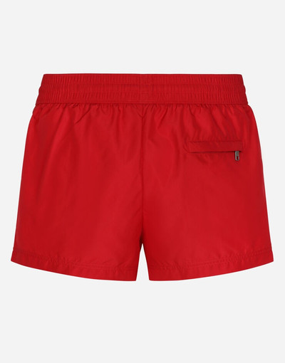 Dolce & Gabbana Short swim trunks with branded tag outlook