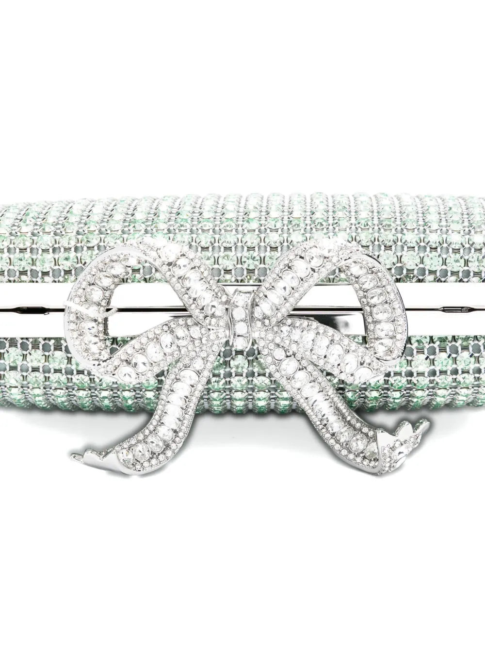 Green Chainmail Clutch Bag - 4