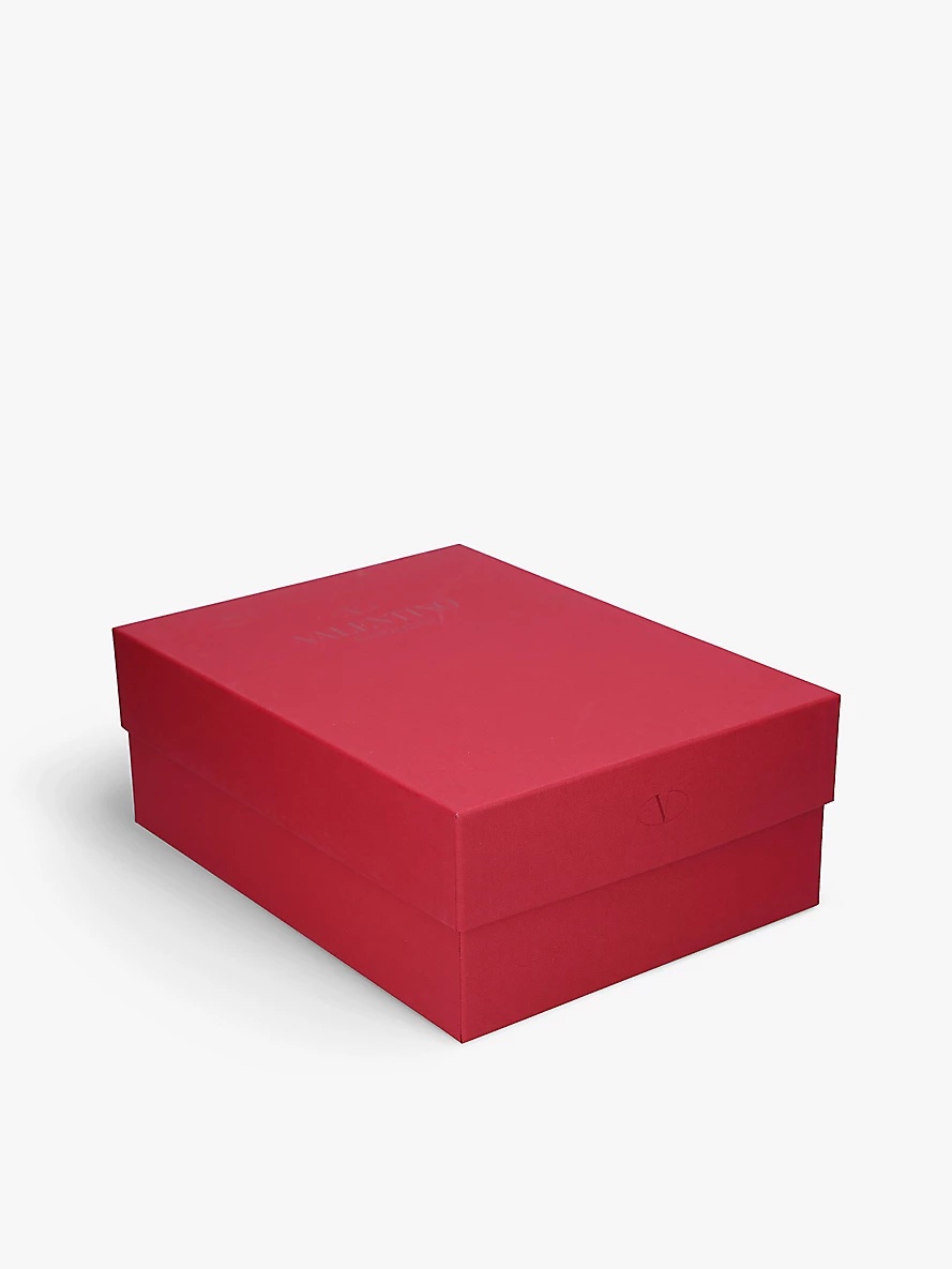 Upvillage logo-panel leather low-top trainers - 5