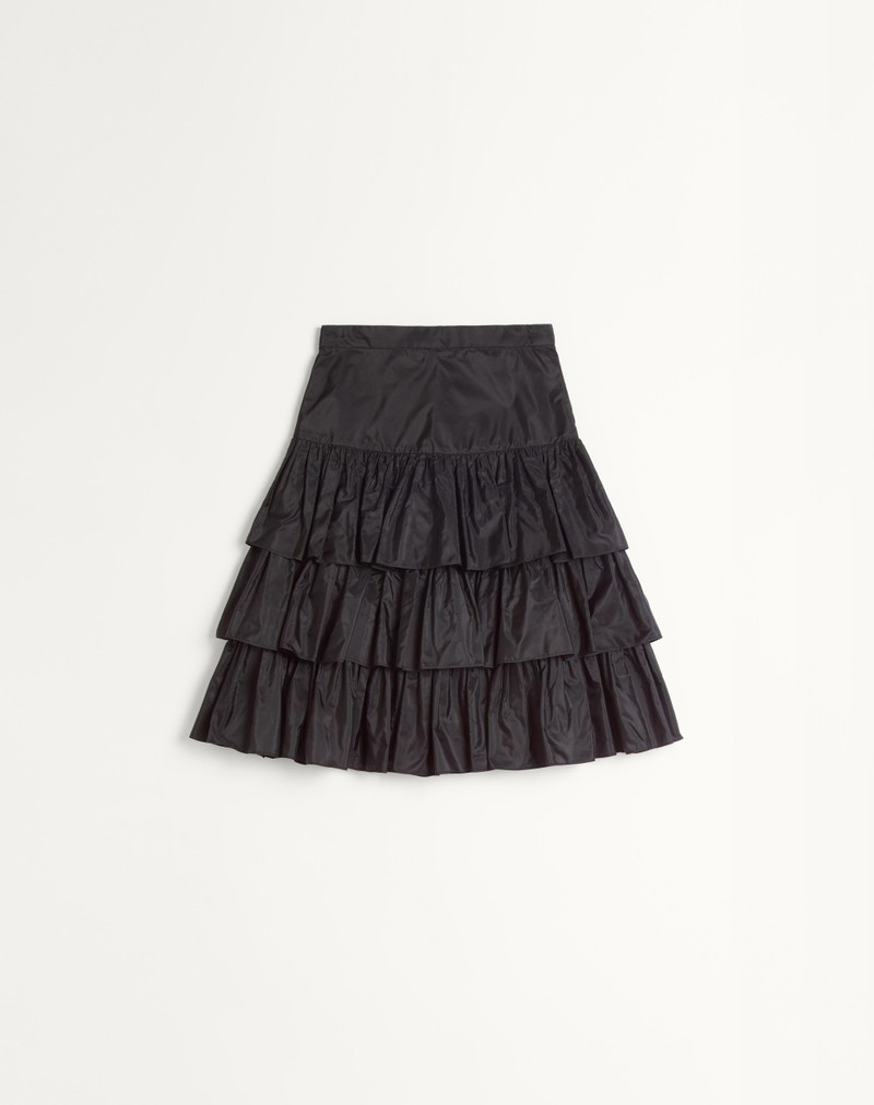 RUFFLED TAFFETA SKIRT 1