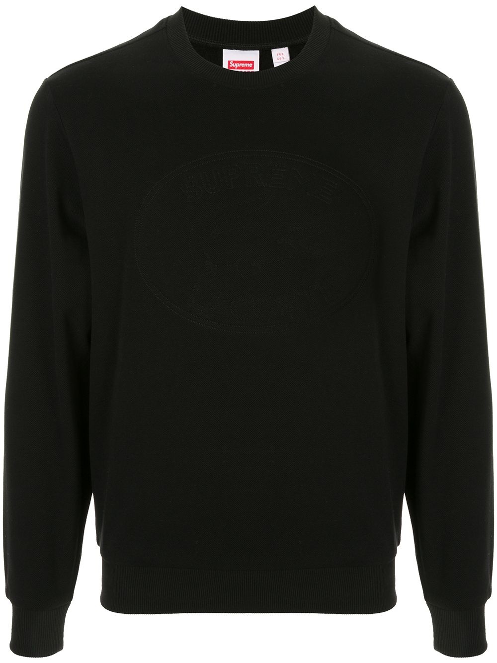 x Lacoste Pique crew neck sweatshirt - 1