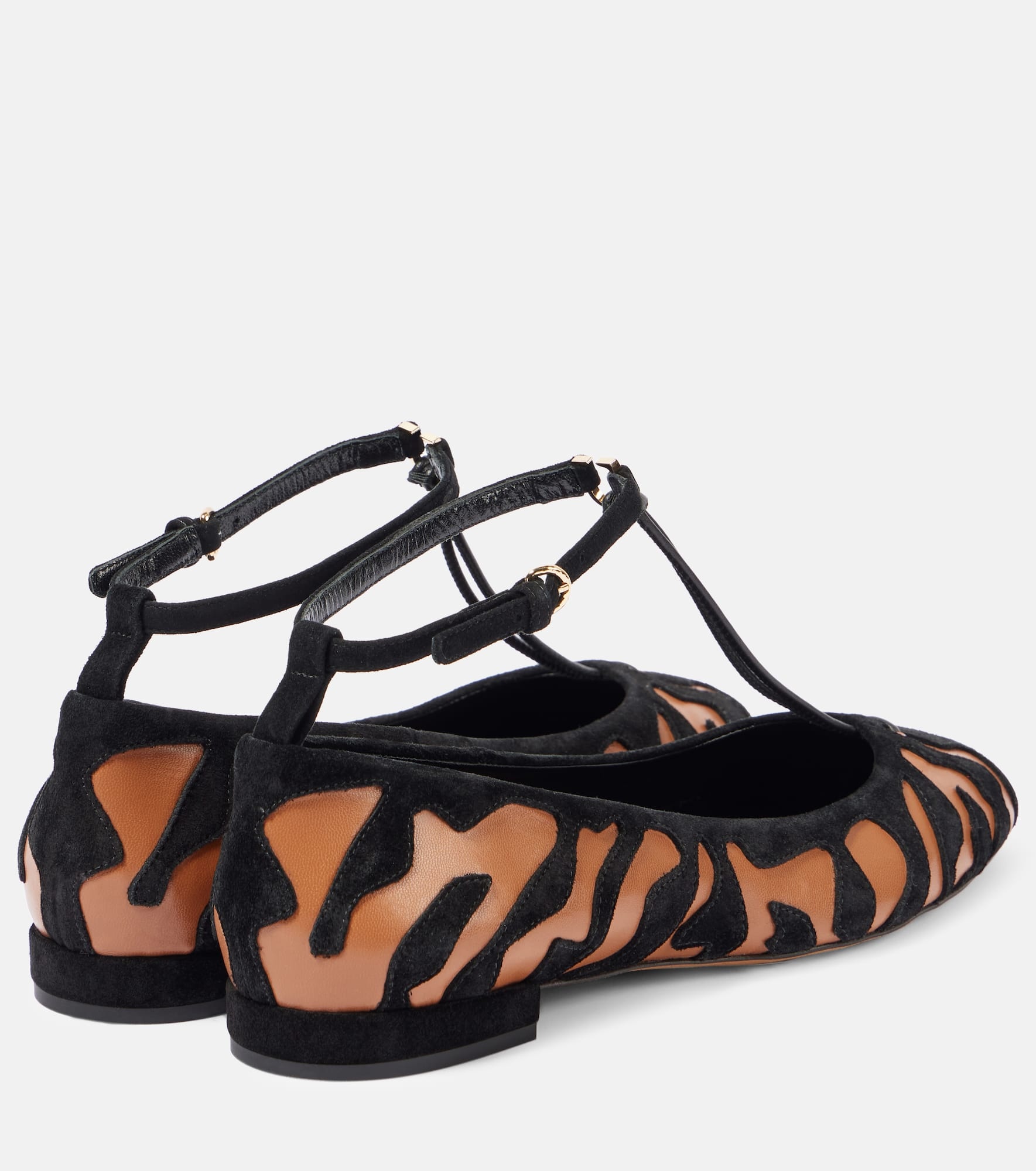 Polline animal print leather ballet flats - 2