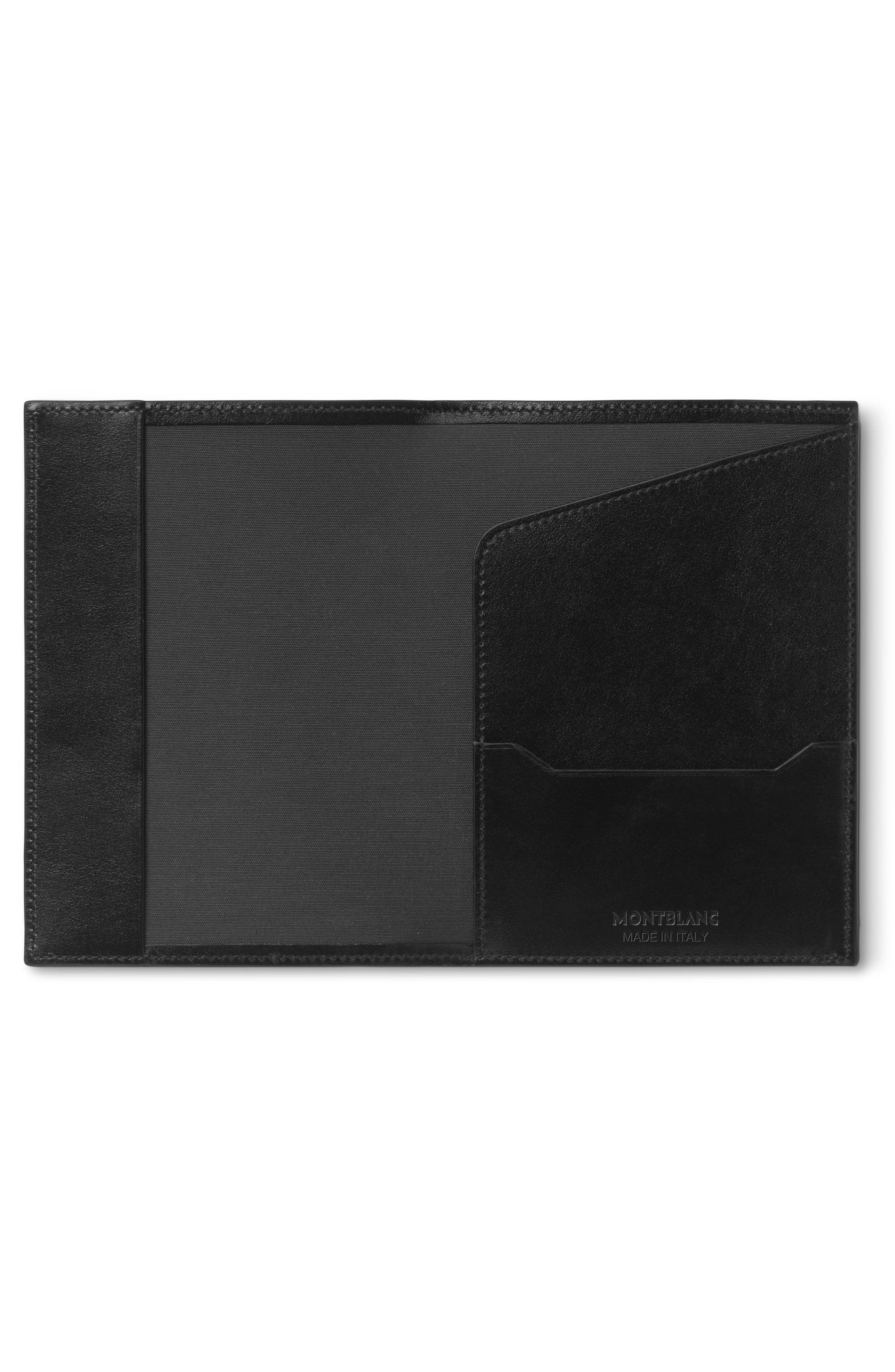 Montblanc Meisterstück Leather Passport Holder in Black at Nordstrom - 2