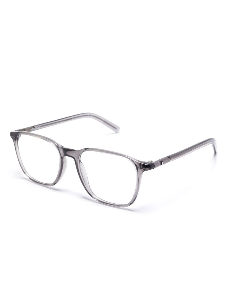 Montblanc square-frame glasses outlook