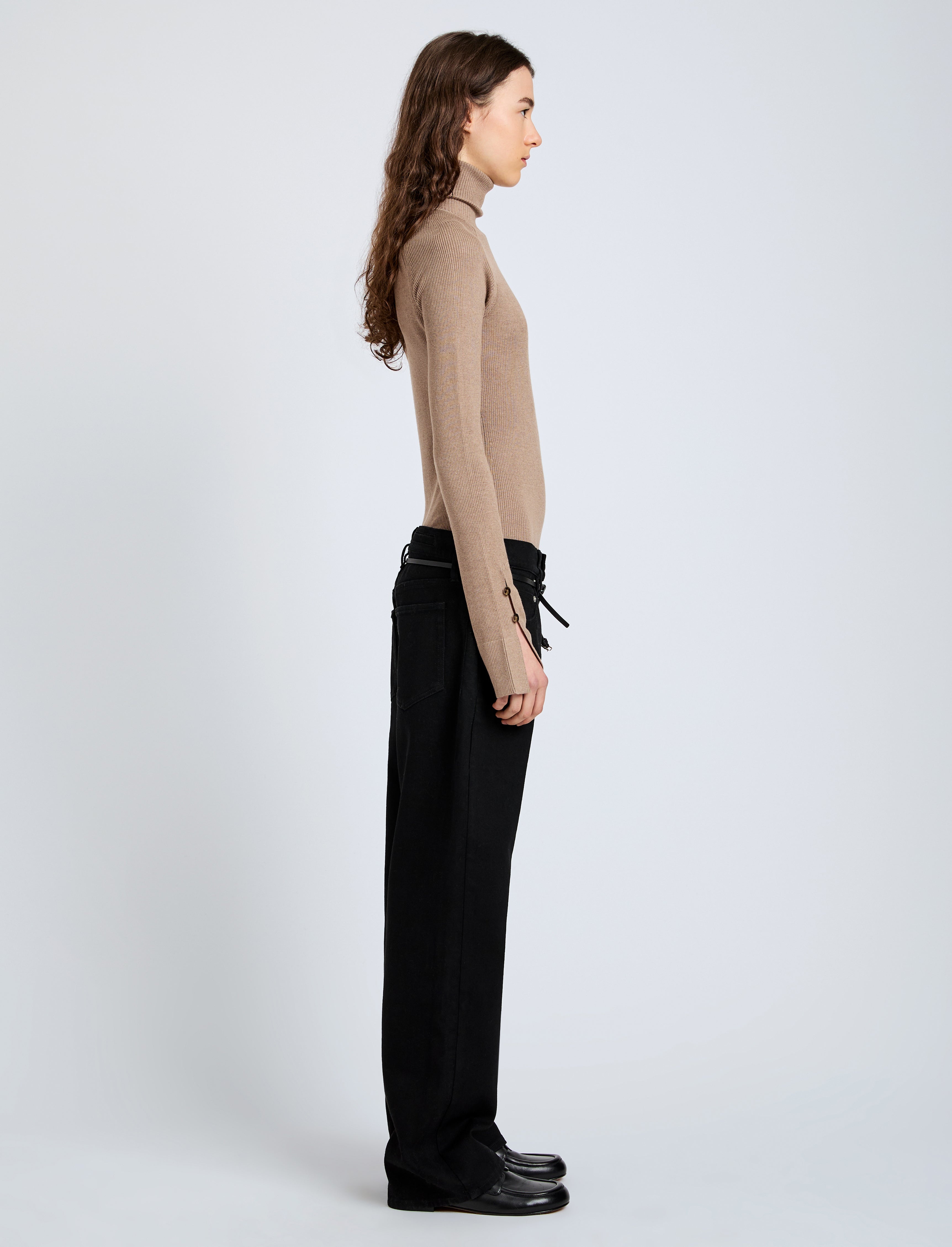 Belle Top in Silk Cashmere - 4
