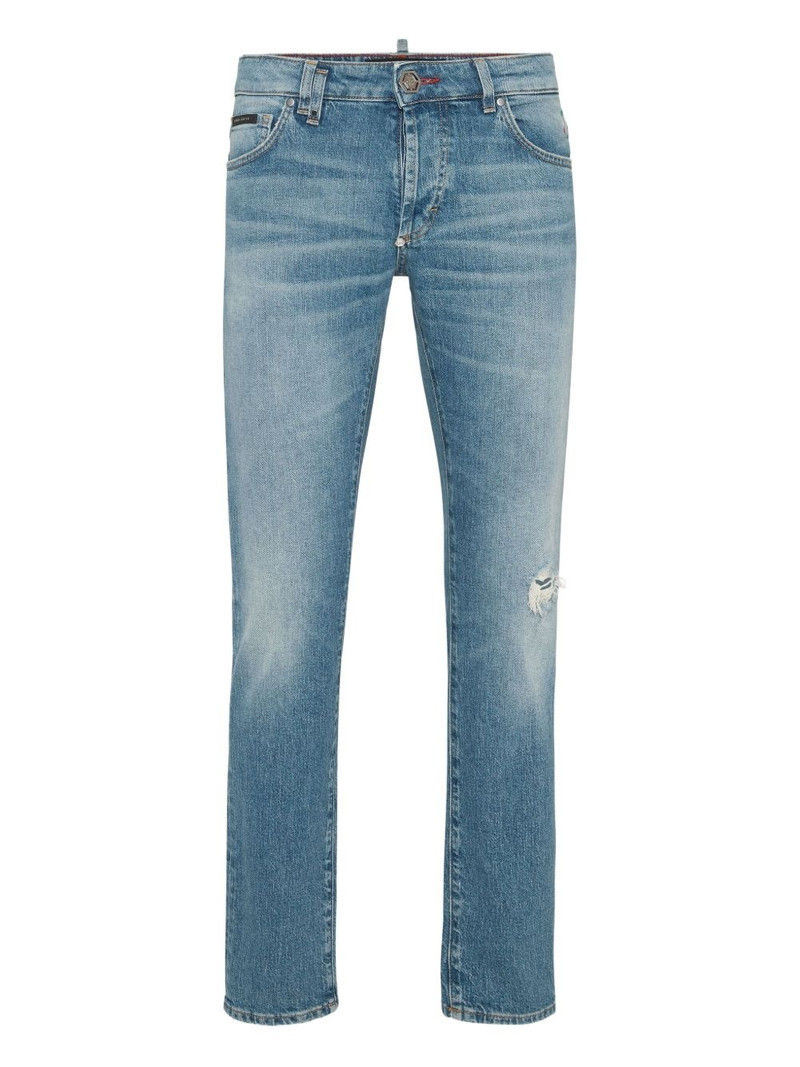 logo-patch jeans 1