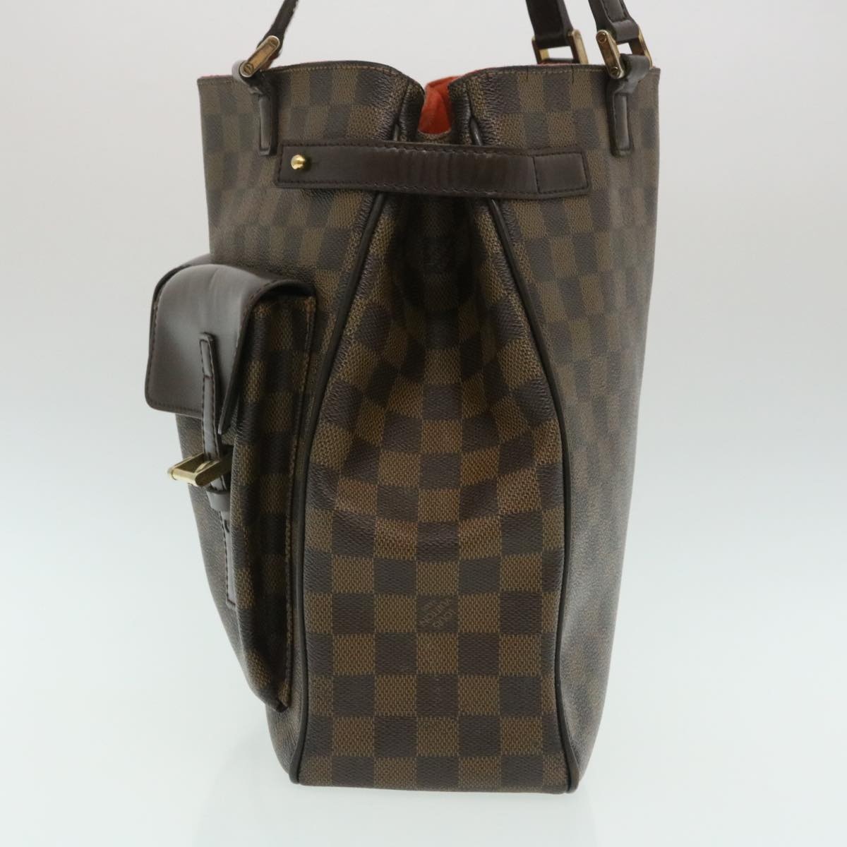 LOUIS VUITTON Damier Ebene Uzes Tote Bag N51128 - 3
