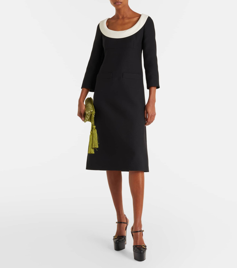 Valentino Crepe Couture midi dress outlook