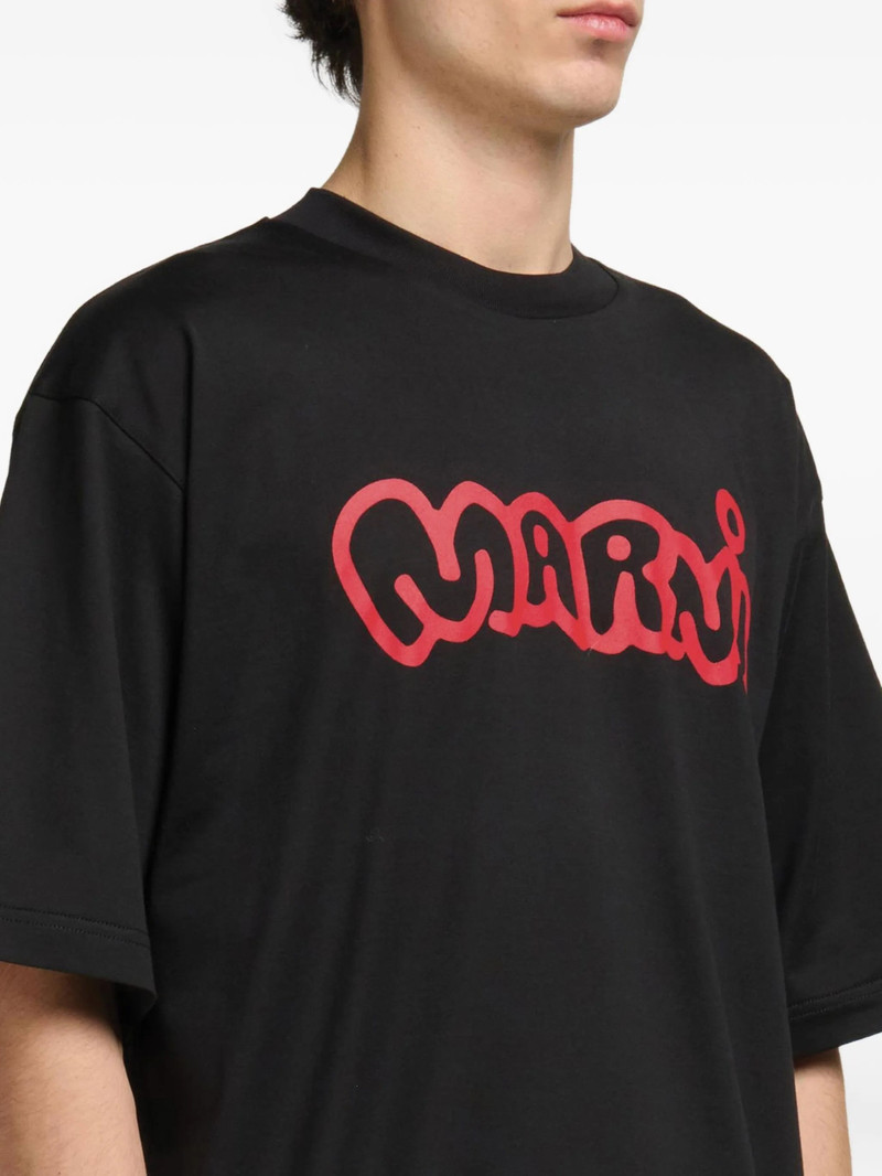 Marni Marni Logo-print T-shirt outlook