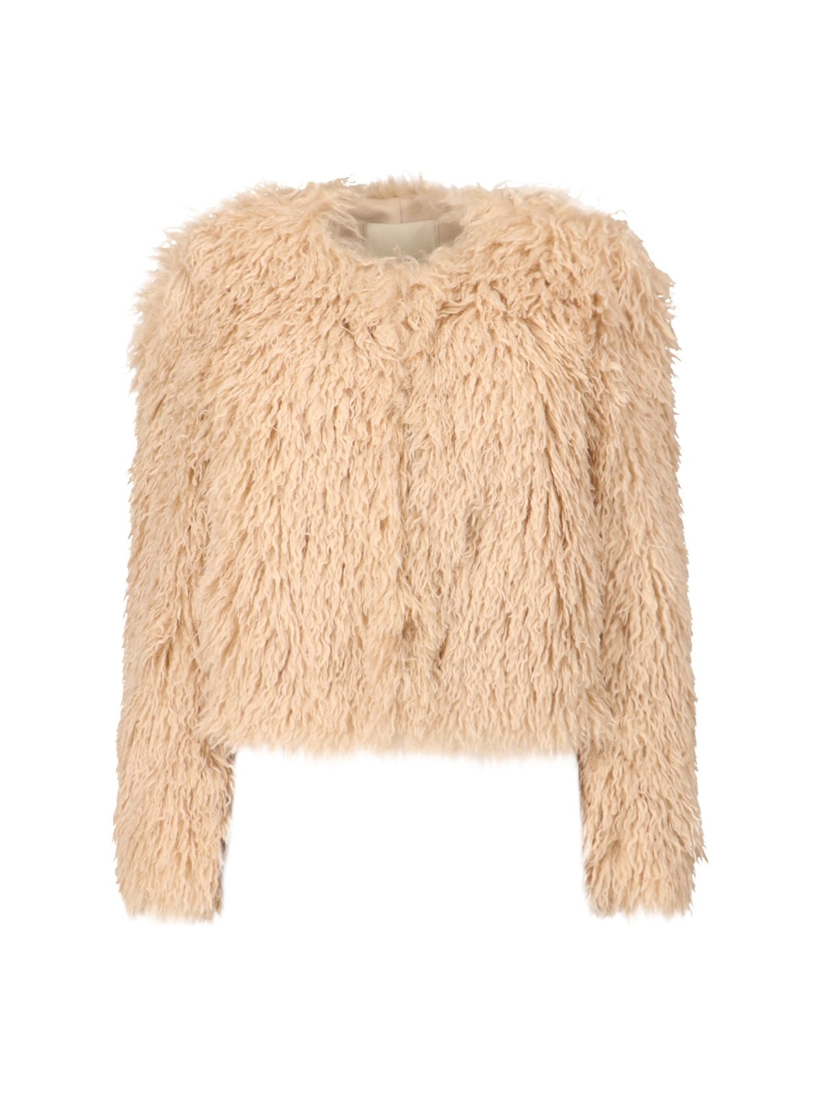 'FAUSTINE' FUR-EFFECT MINI COAT - 1