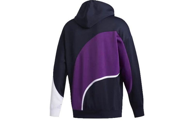 adidas adidas originals Colorblock Casual Sports Gradient Pullover Blue FM1575 outlook