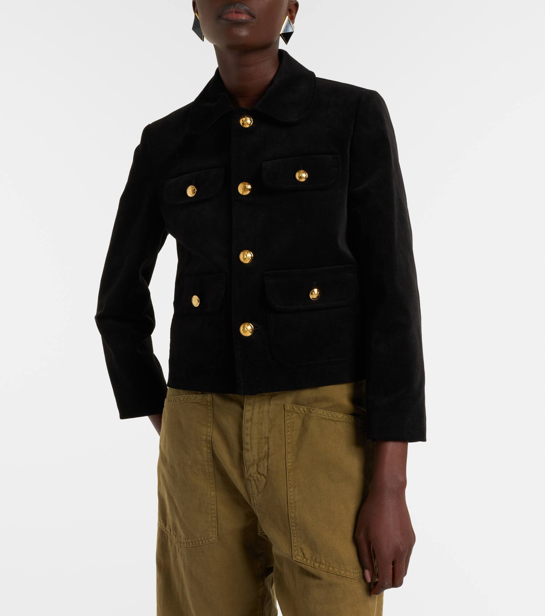 Chamonix cropped cotton-blend jacket - 6