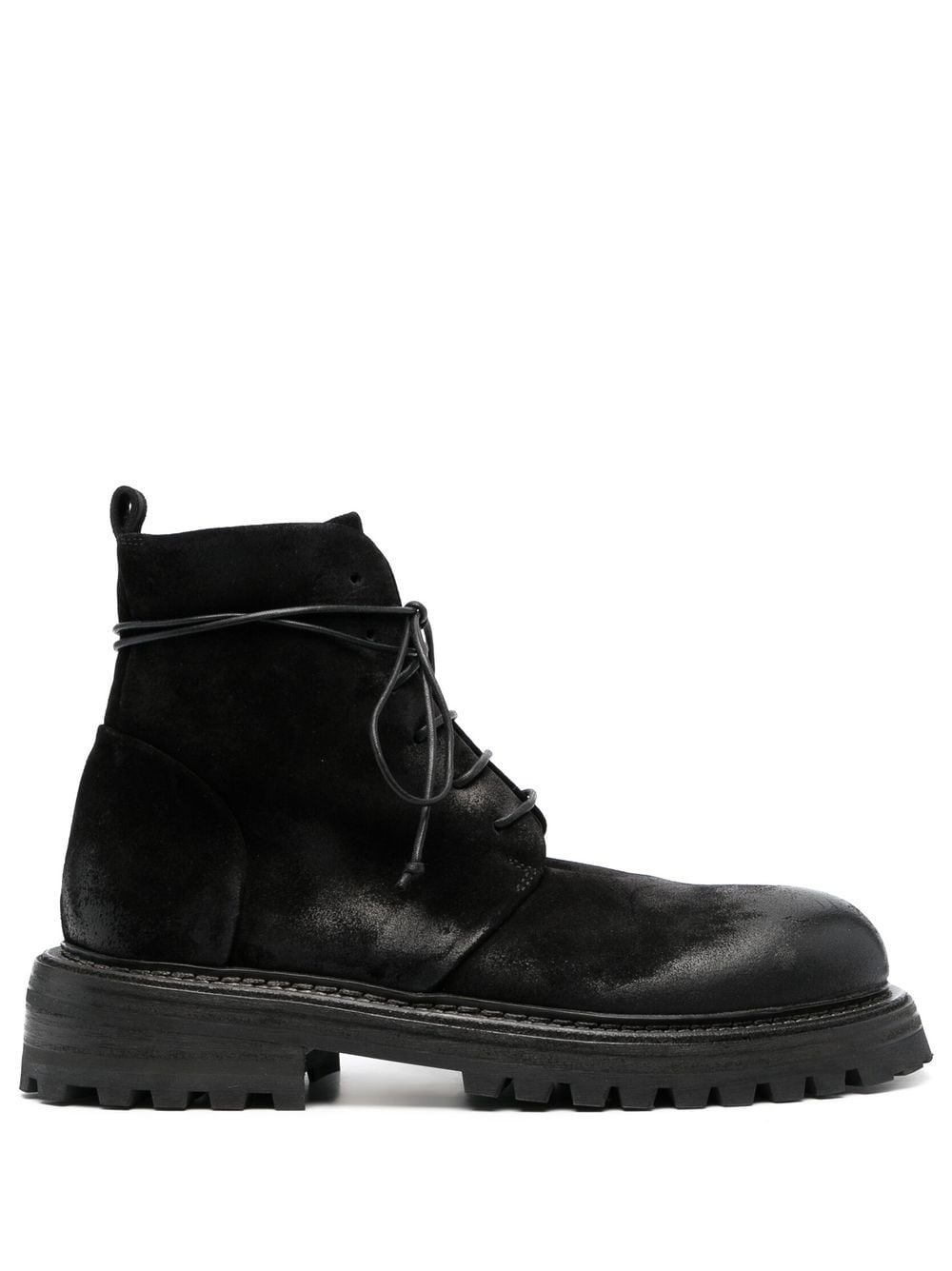 suede lace-up ankle boots - 1