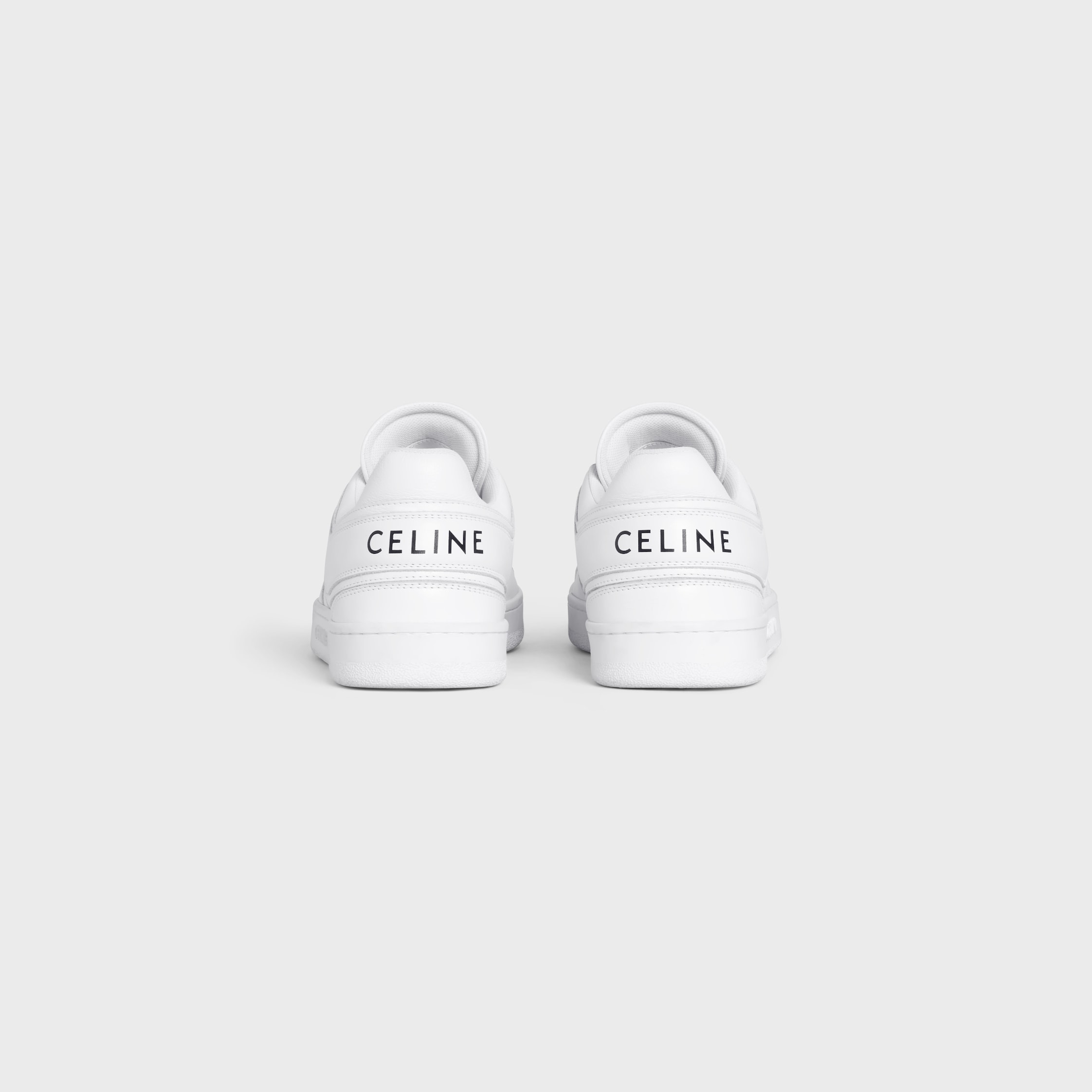 CELINE TRAINER LOW LACE-UP SNEAKER in CALFSKIN - 3