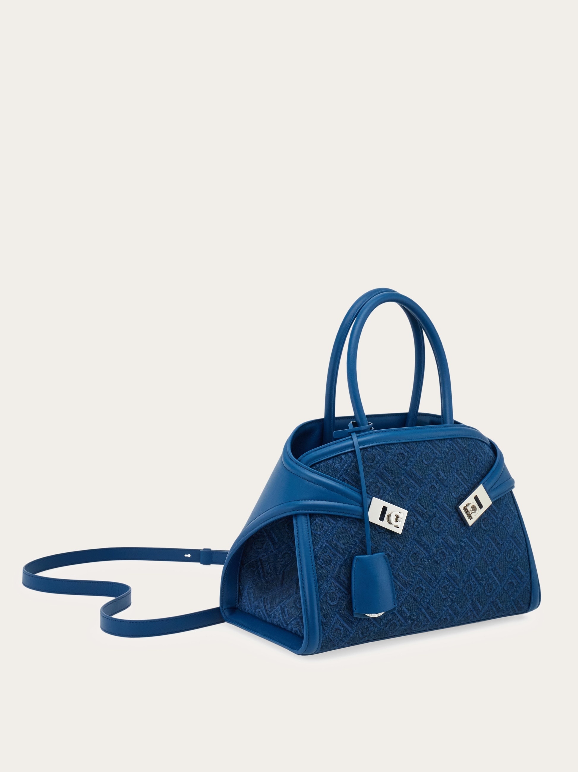 Hug jacquard handbag (S) - 7