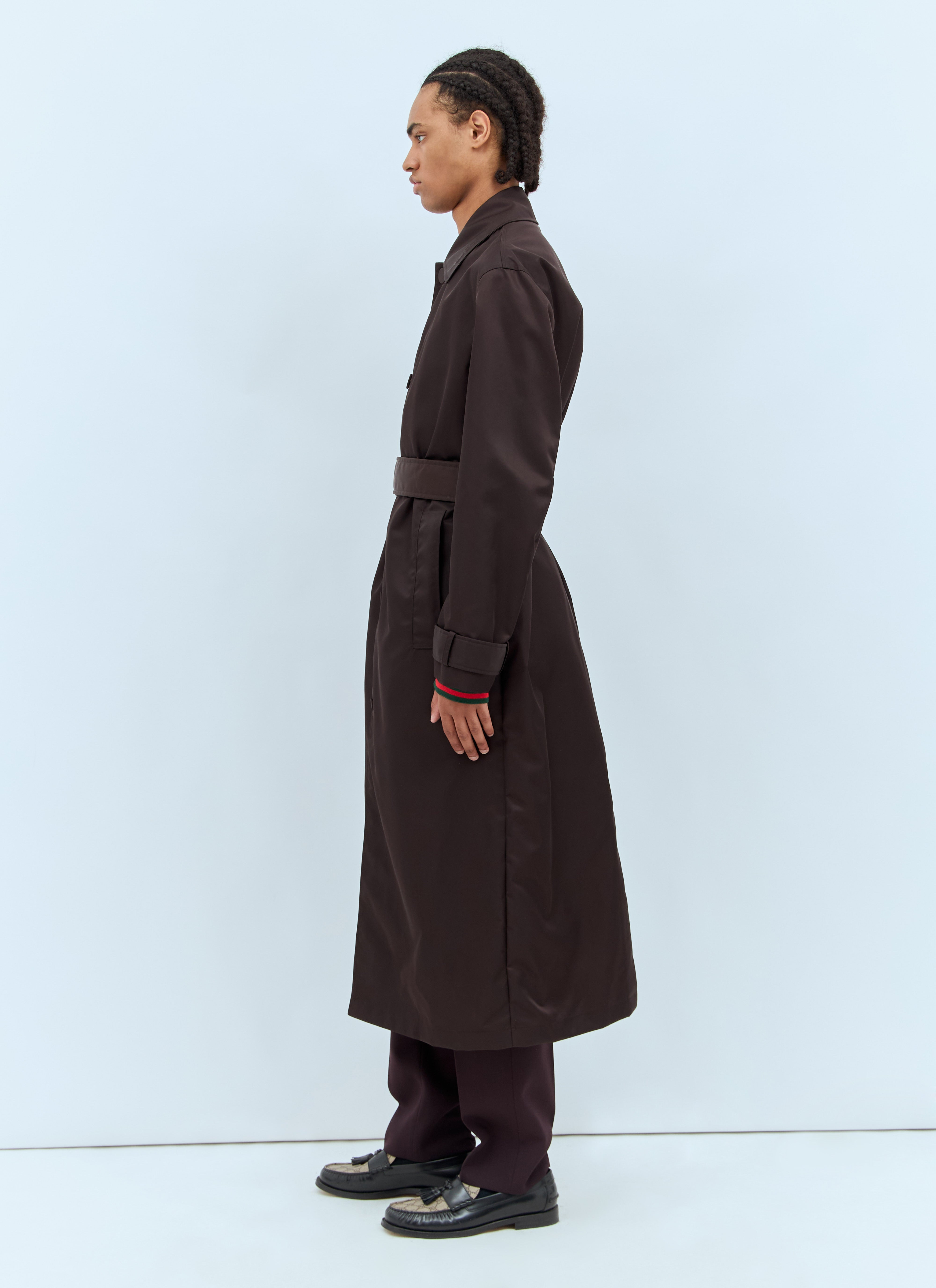 Gucci Men Gabardine Coat - 6