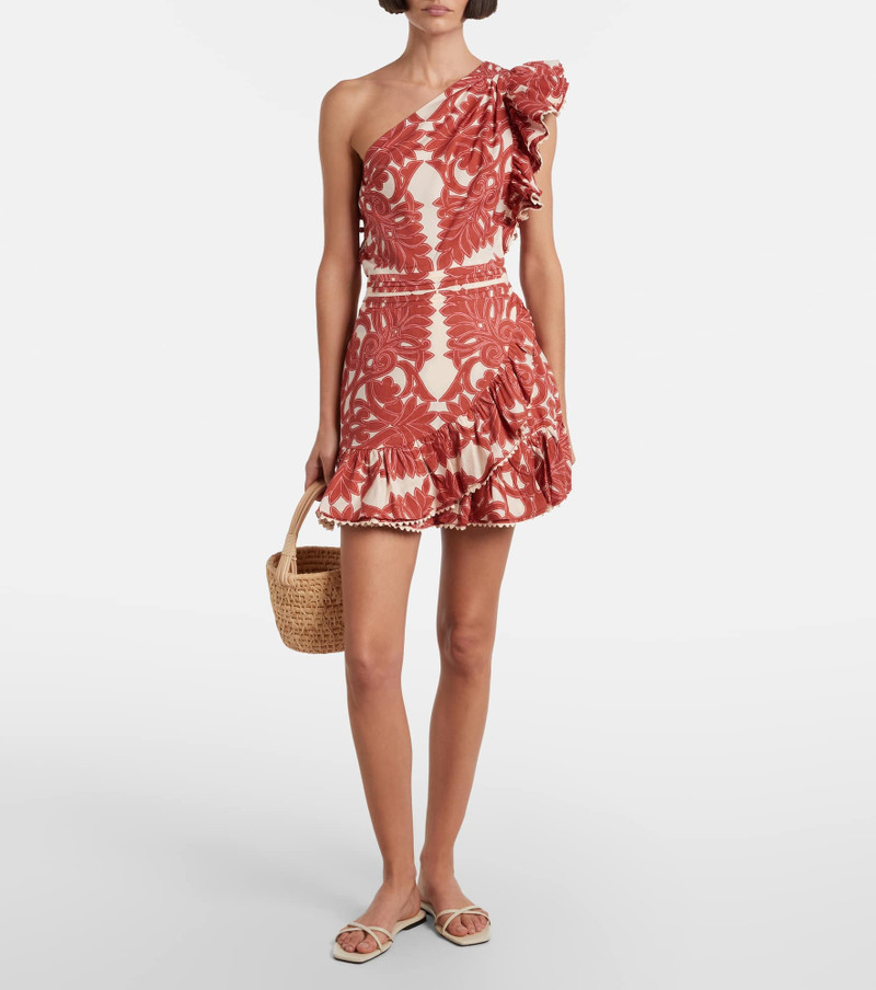 Poupette St Barth Corinne ruffled cotton minidress outlook