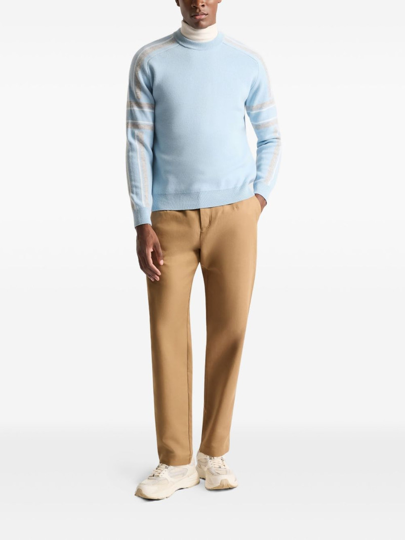 Fusalp Spectavia contrast-stripe jacquard sweater outlook