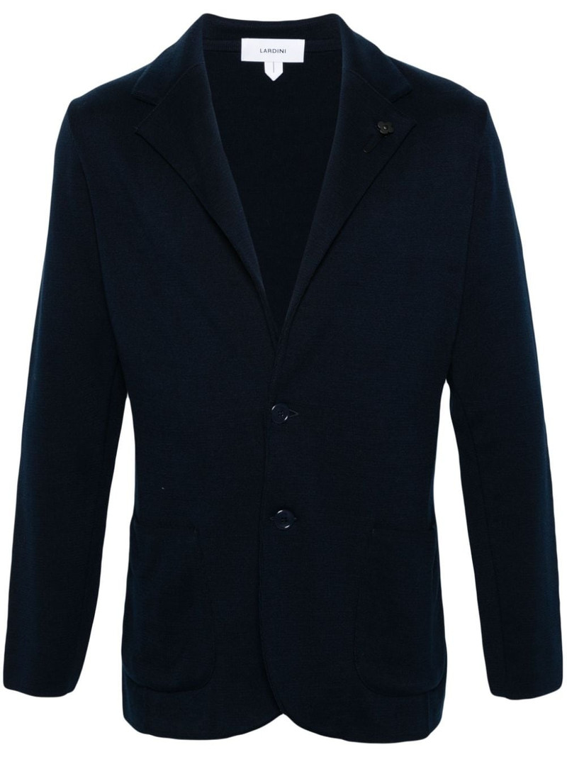 single-breasted cotton blazer 1