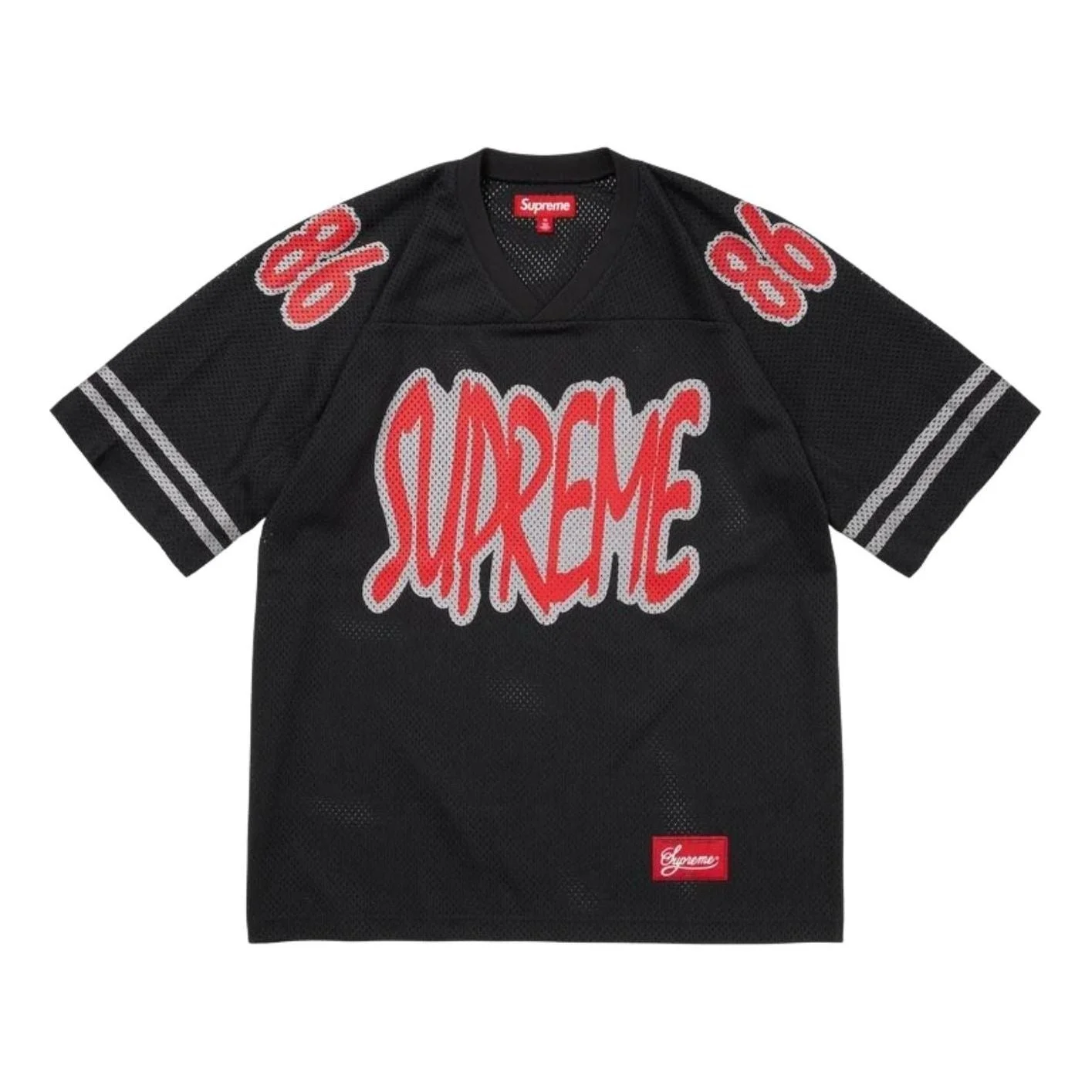 Supreme FW26 Reflective Football Jersey 'Black' SUP-FW26-017-BLK - 1