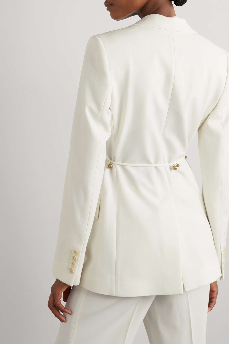 Belted embellished twill blazer 3