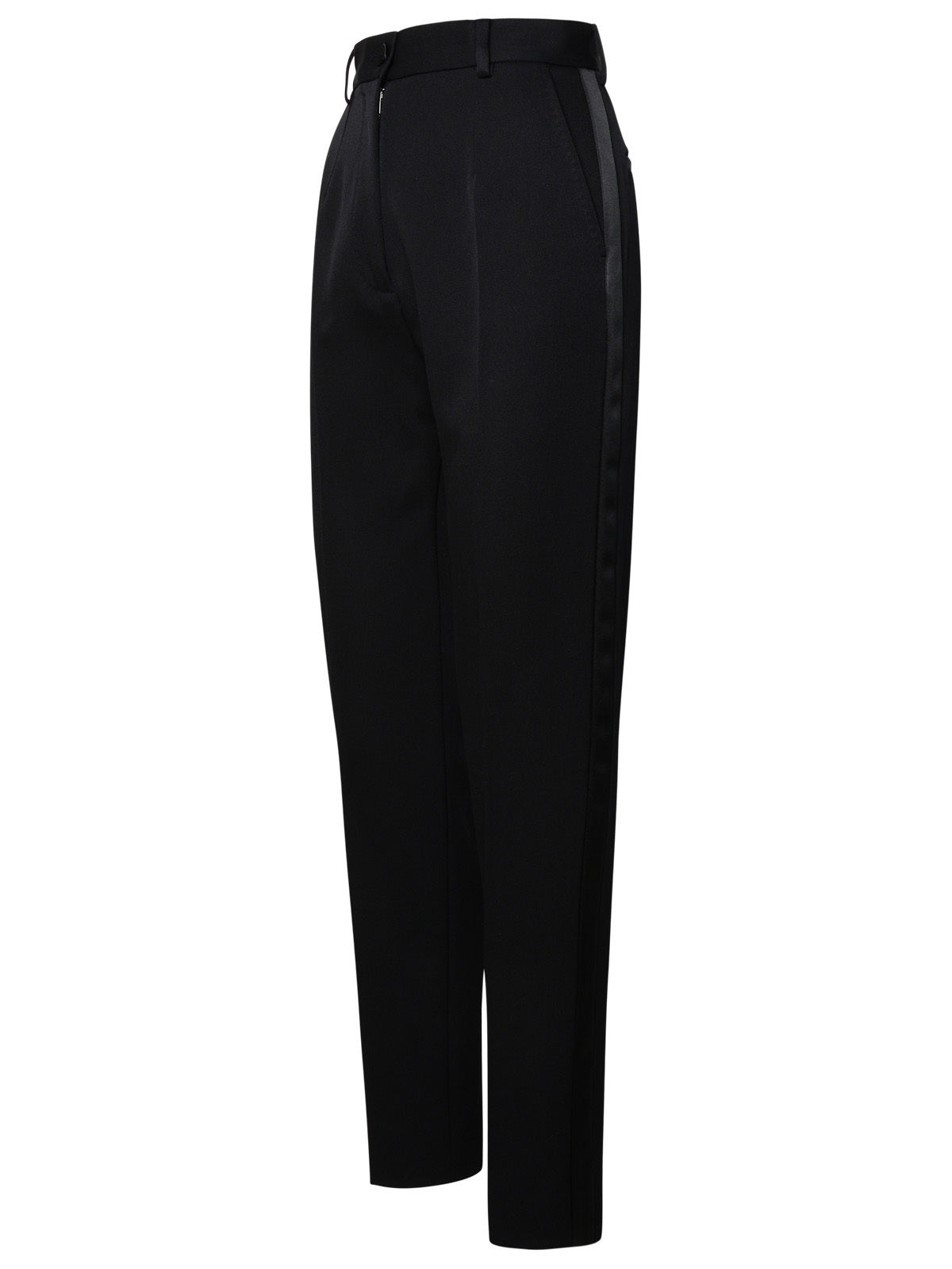 Dolce & Gabbana Woman Black Virgin Wool Blend Trousers - 2