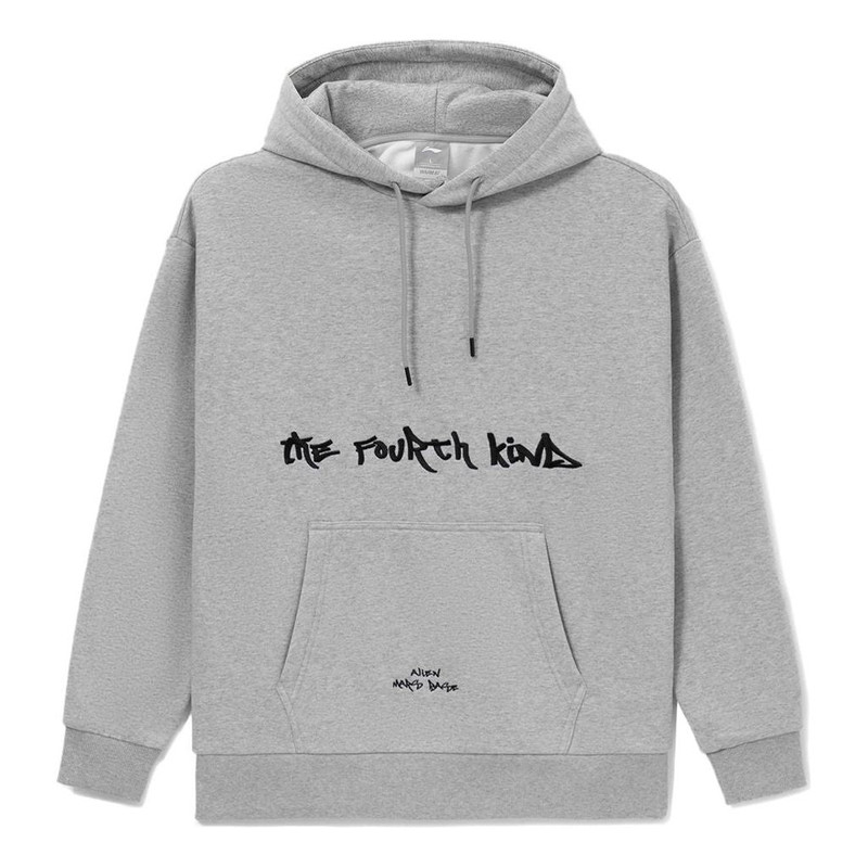 Li-Ning Counterflow Mars Graphic Hoodie 'Grey' AWDRD69-6 1