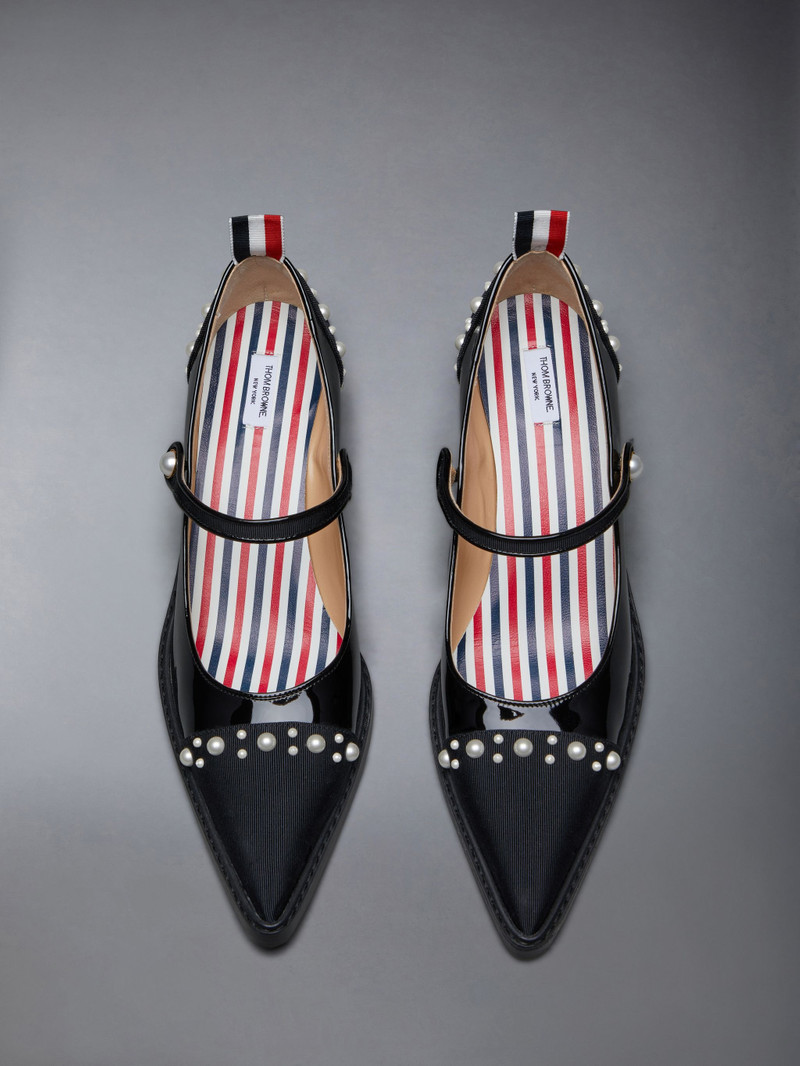 Pearled Patent Thom John Brogue 5