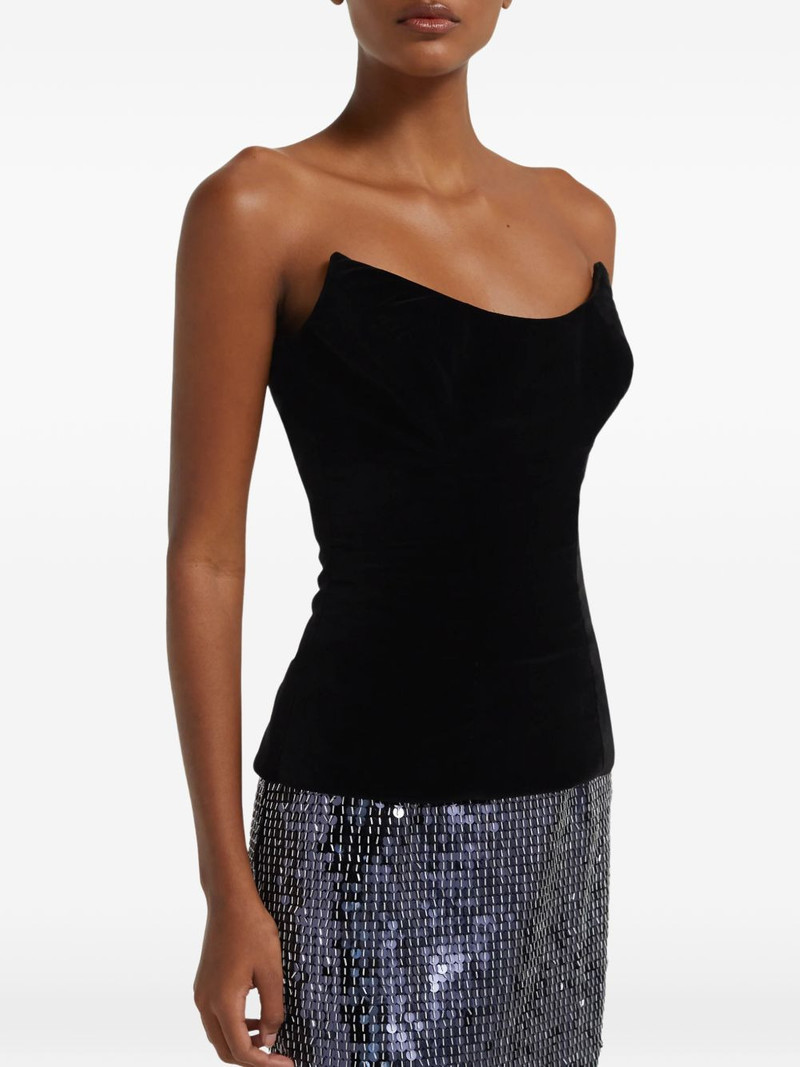 Safiyaa Aiden corset-style maxi dress outlook