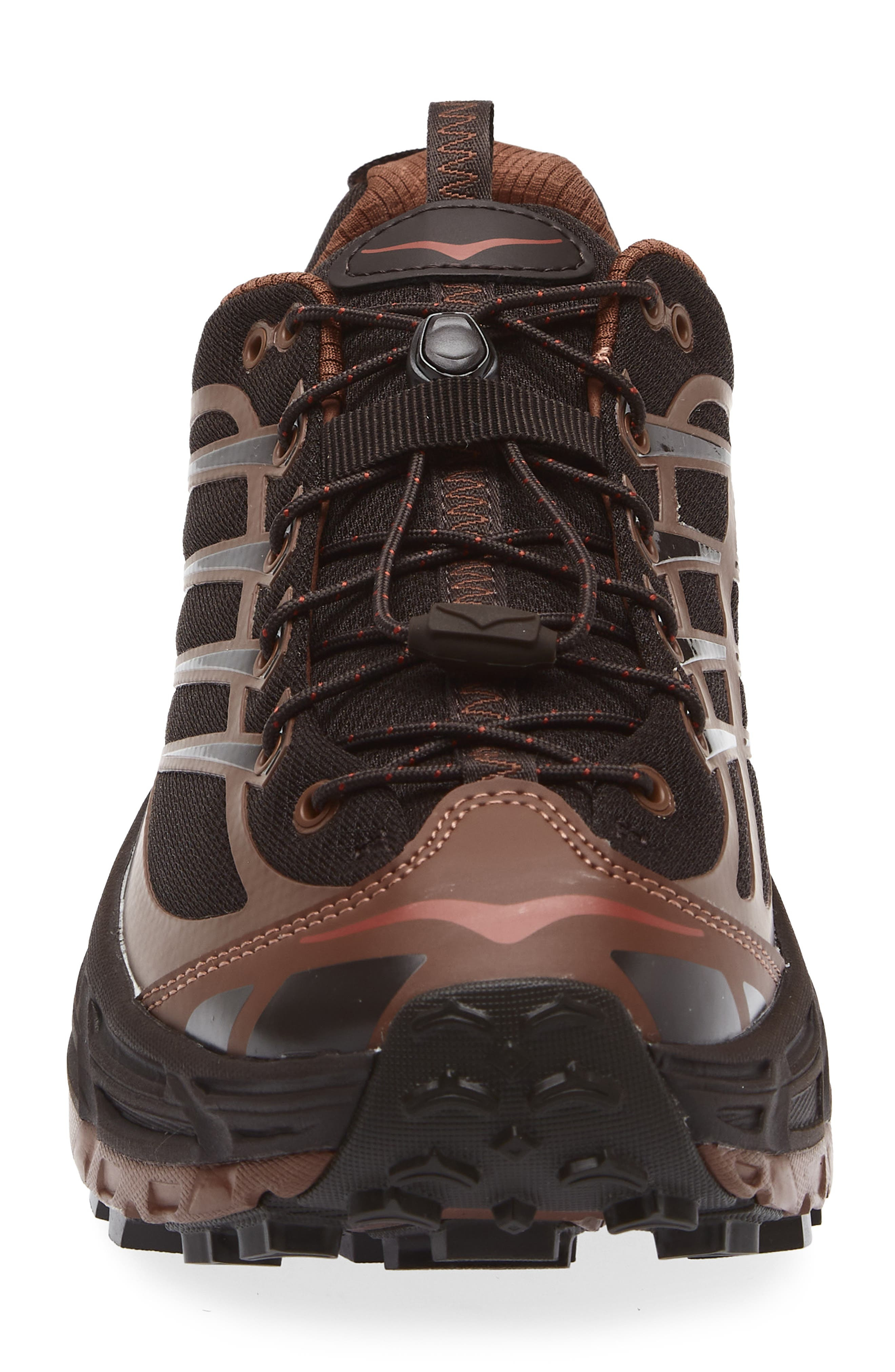 HOKA Mafate Three2 Sneaker in Cast Iron /Mineral Brown at Nordstrom - 4