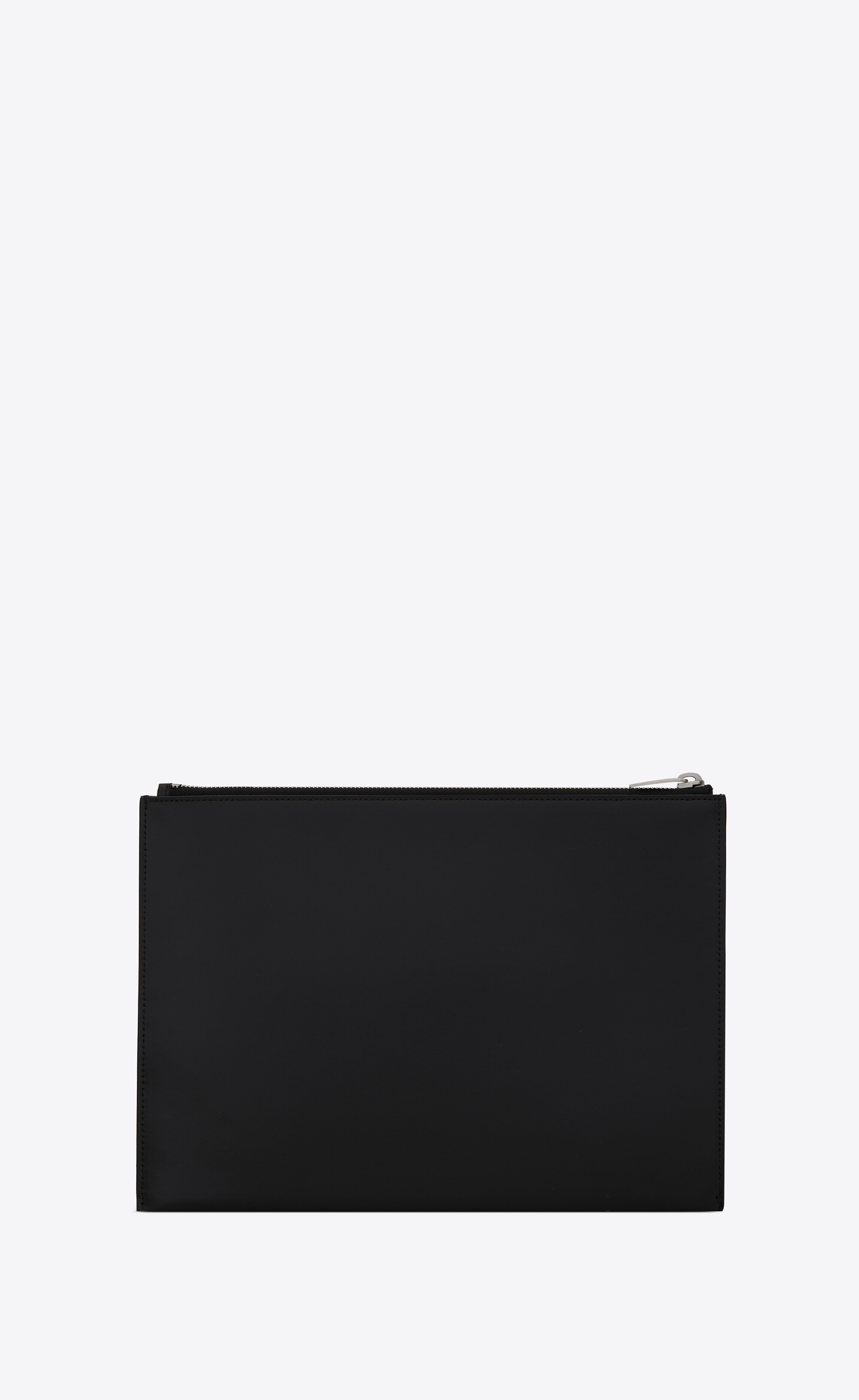tiny monogram zipped tablet holder in matte leather - 4