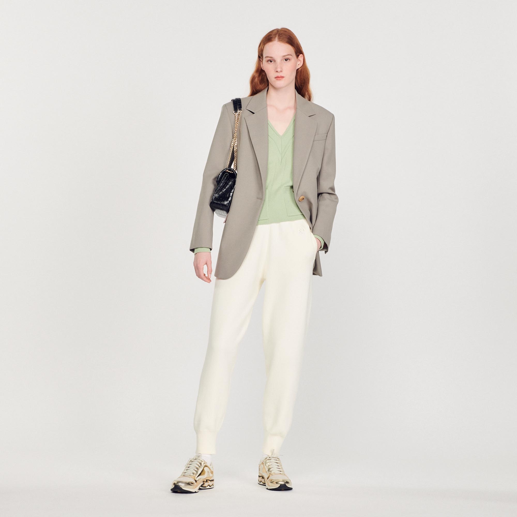 Knit jogging bottoms - 1