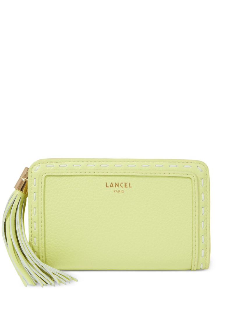 tassel zip leather wallet 1