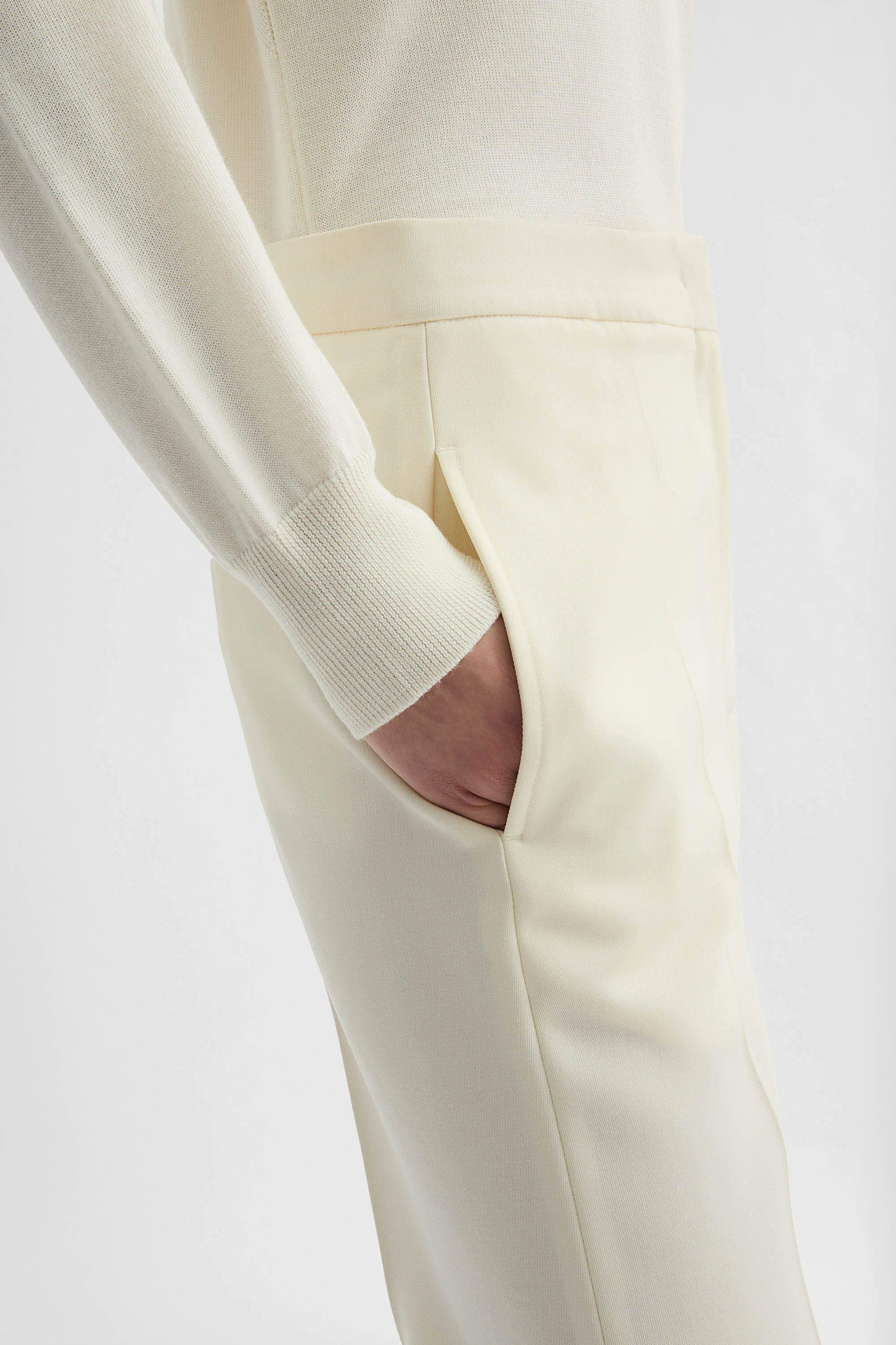 Wool Tailored Trousers - 3
