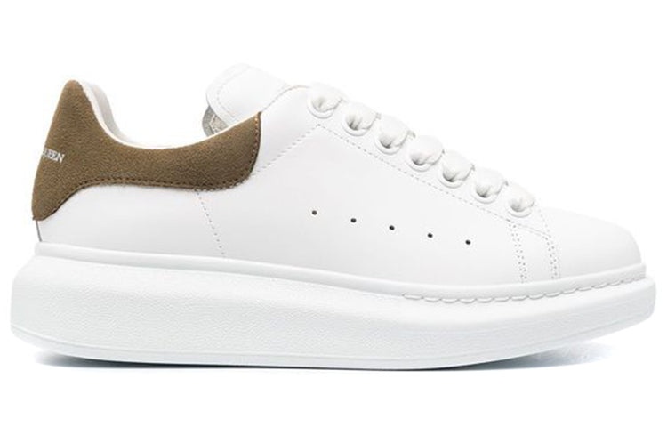 (WMNS) Alexander McQueen Oversized Sneaker 'White Khaki' 553770WHGP79256 - 2
