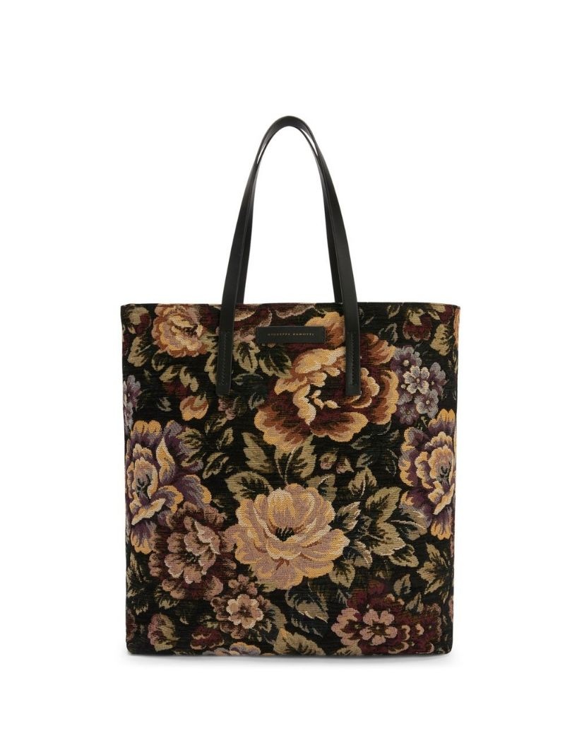 floral print tote bag - 1