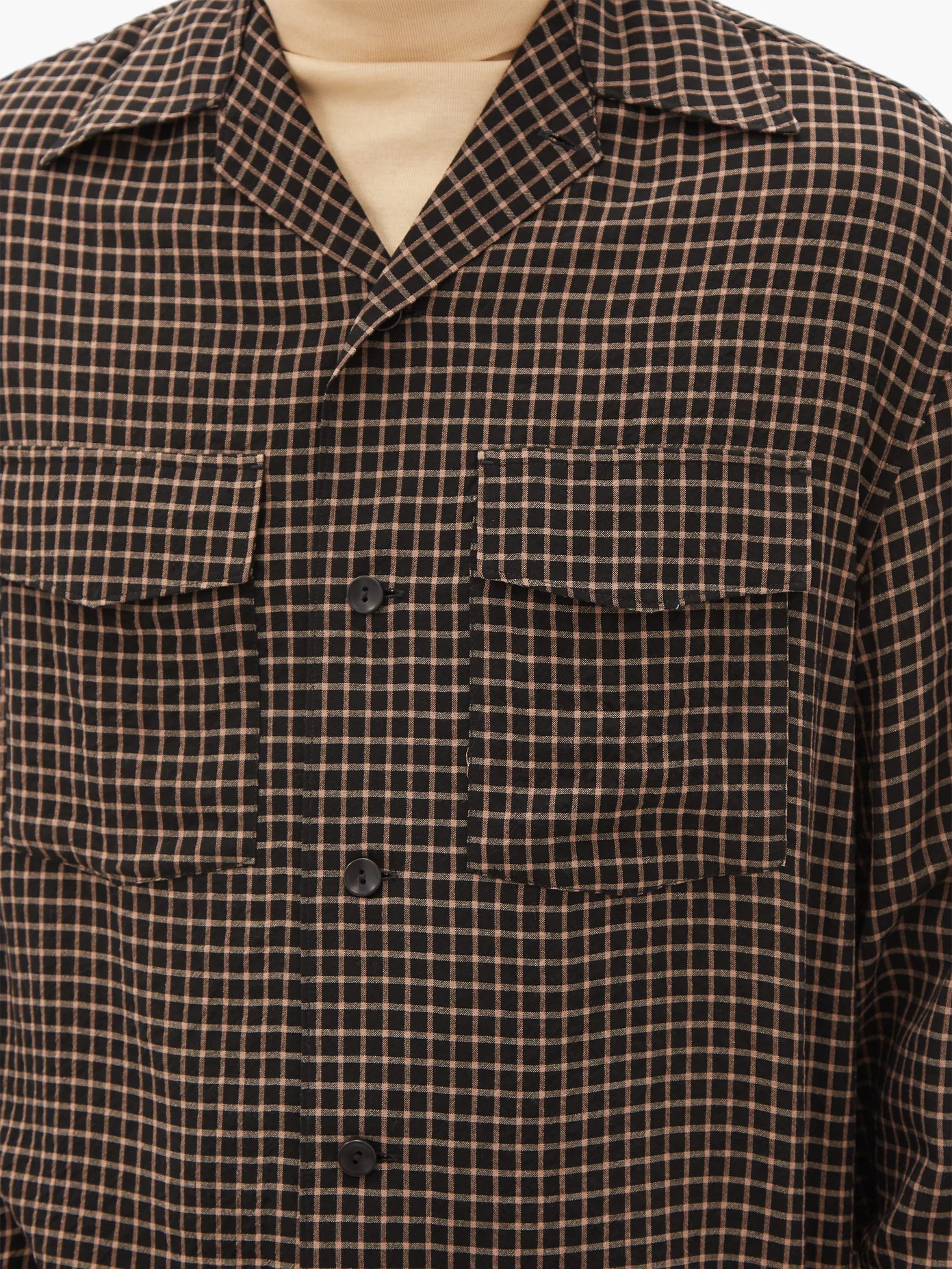 Checked flannel shirt - 4