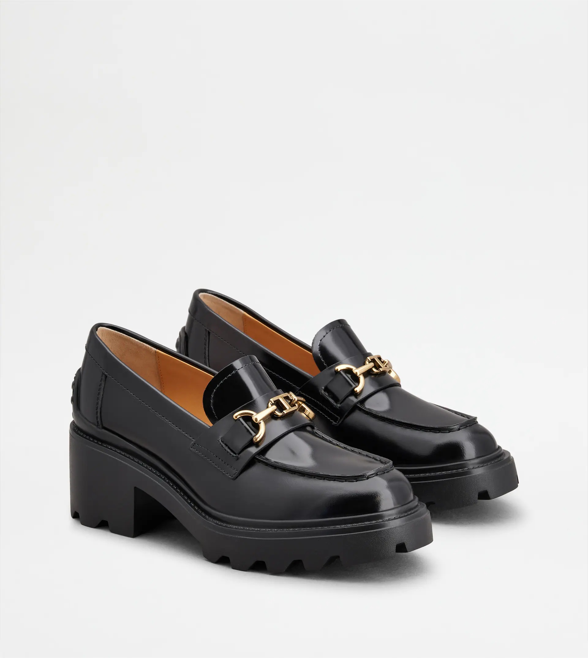 LOAFERS IN LEATHER - BLACK - 3
