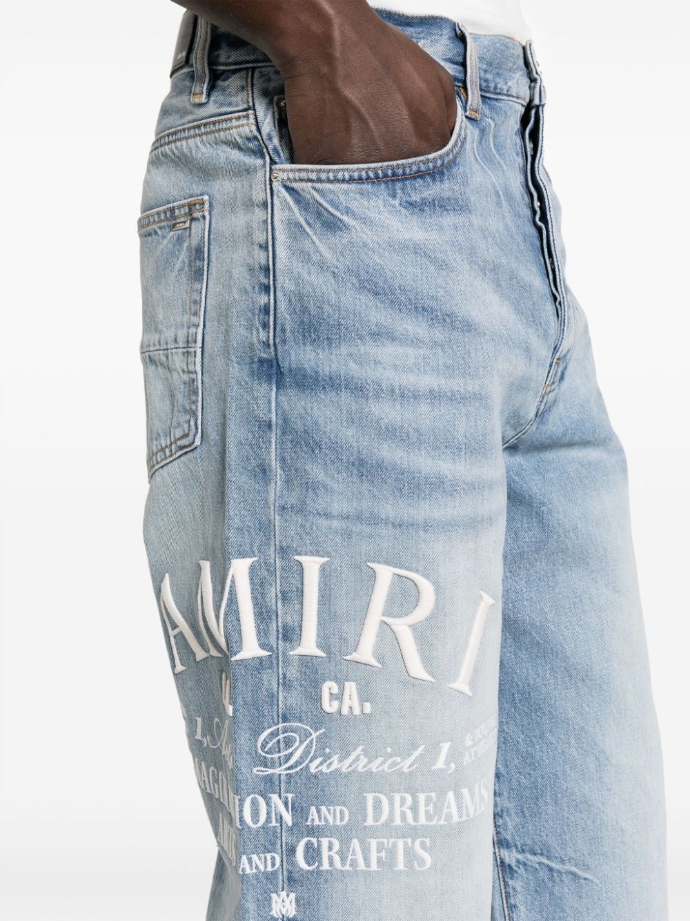 Arts District wide-leg jeans - 5