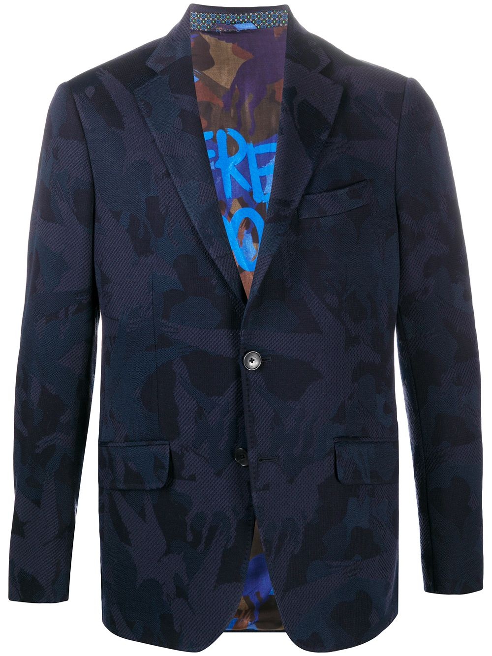 abstract pattern blazer - 1