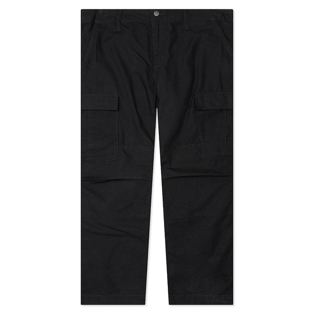 REGULAR CARGO PANT - BLACK - 1