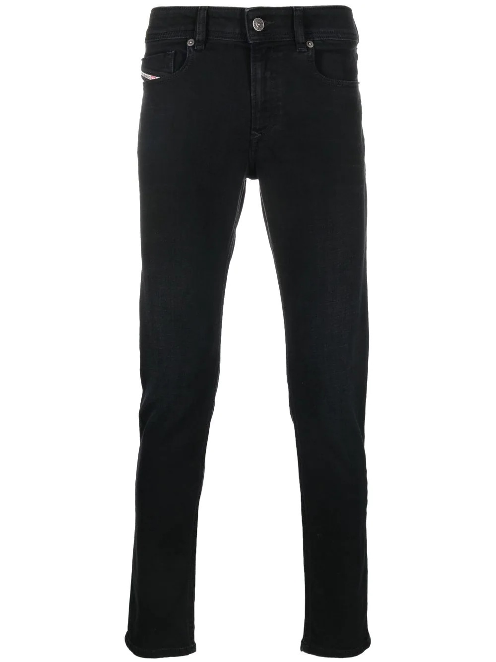 mid-rise straight-leg jeans - 1