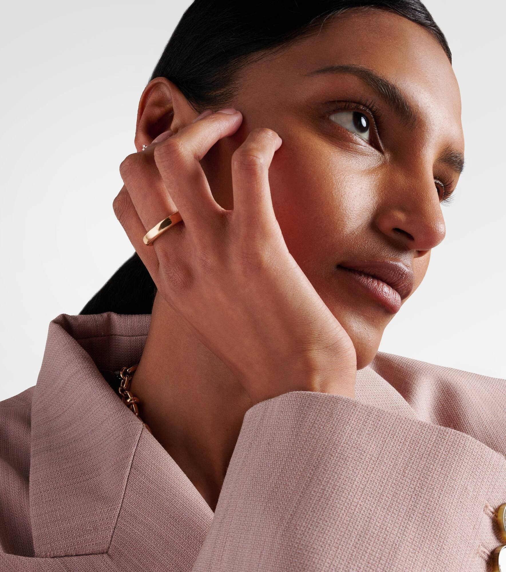 Iconica Extra Slim 18kt rose gold ring - 2