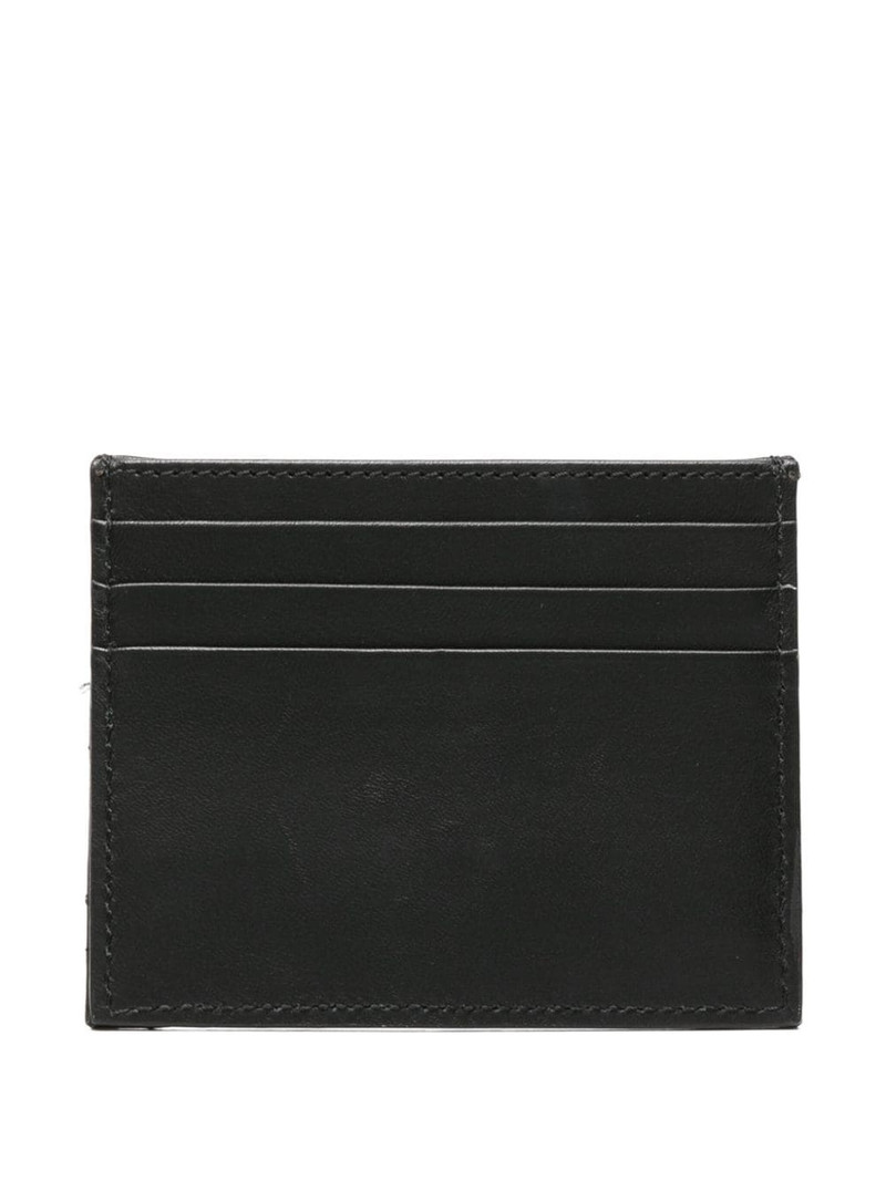 Roberto Cavalli monogram-plaque quilted cardholder outlook