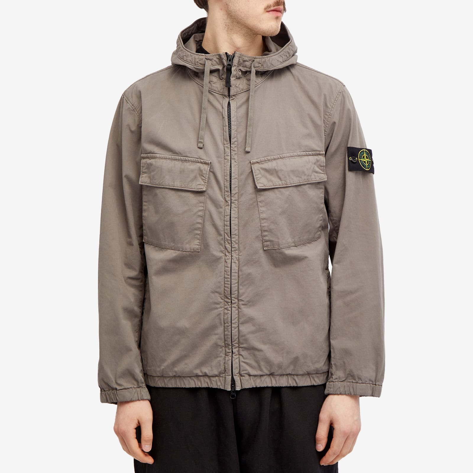 Stone Island Supima Cotton Twill Stretch-TC Hooded Jacket - 2